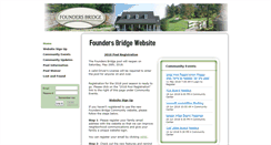 Desktop Screenshot of foundersbridgeowners.com